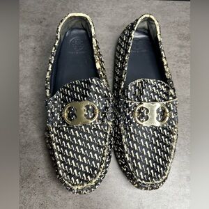 Tory Burch 'Gemini Link' Genuine Calf Hair Driving Loafer